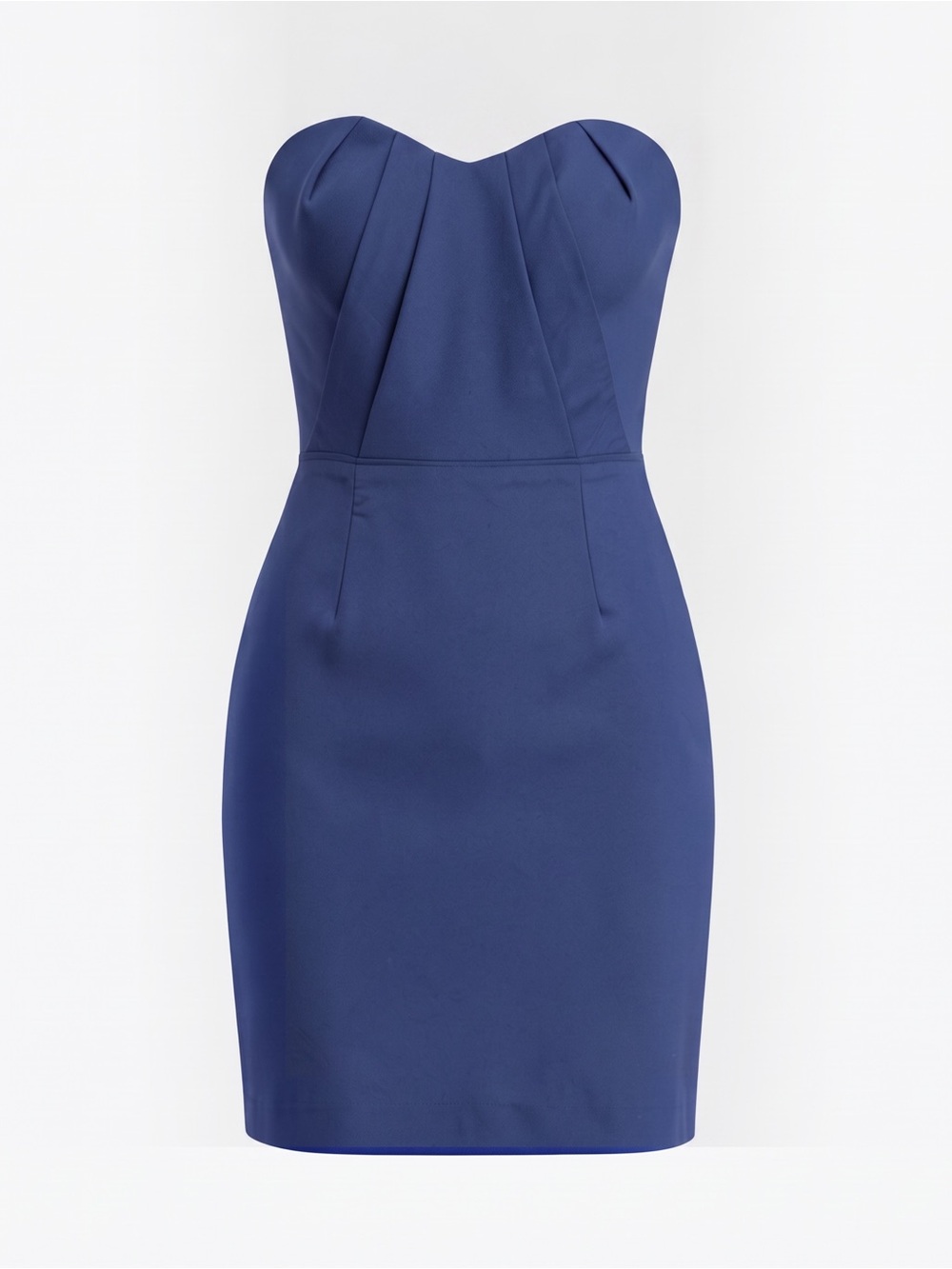 J.Crew Royal Blue Strapless Pleated Bodice Sheath Cocktail Dress Size 4 NWT